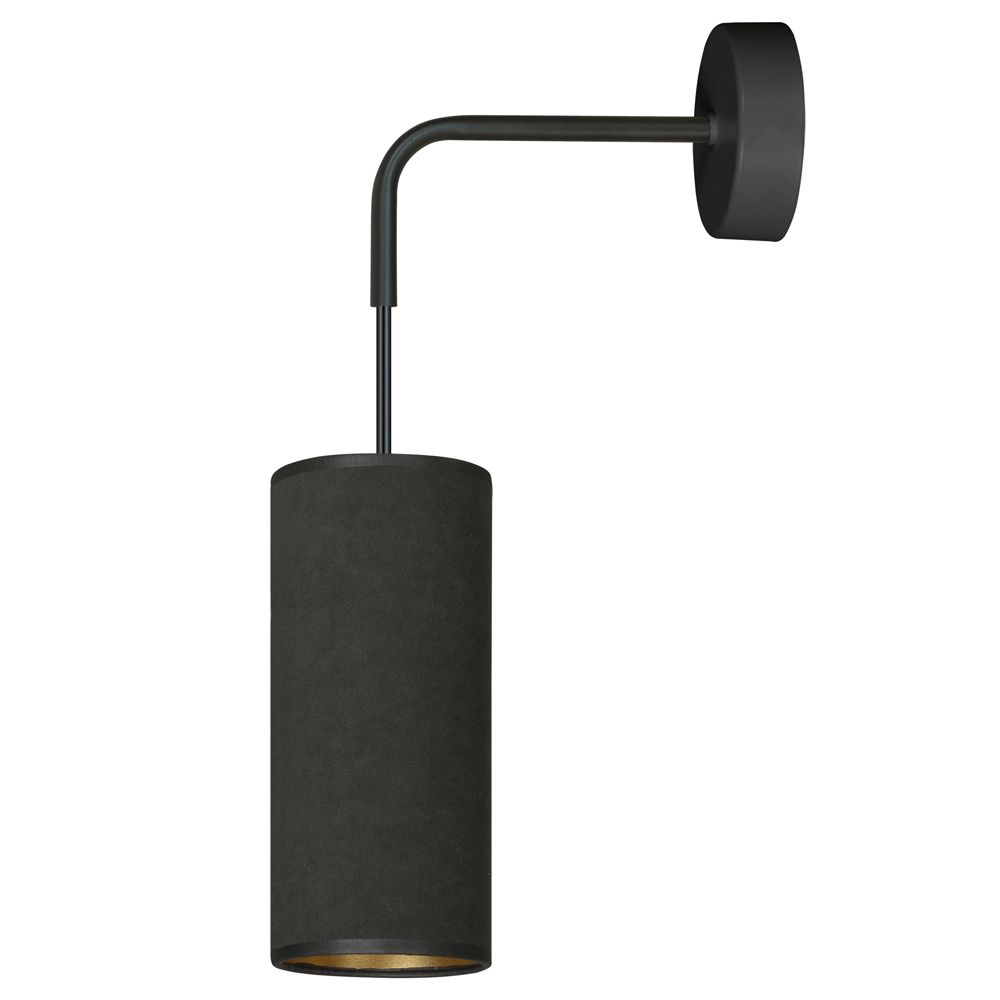 Kinkiet ścienny Bonett średnica 10 cm czarny - zdjęcie 1