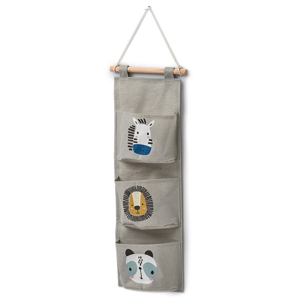 Przybornik Kideo szary ze zwierzątkami - zdjęcie 1