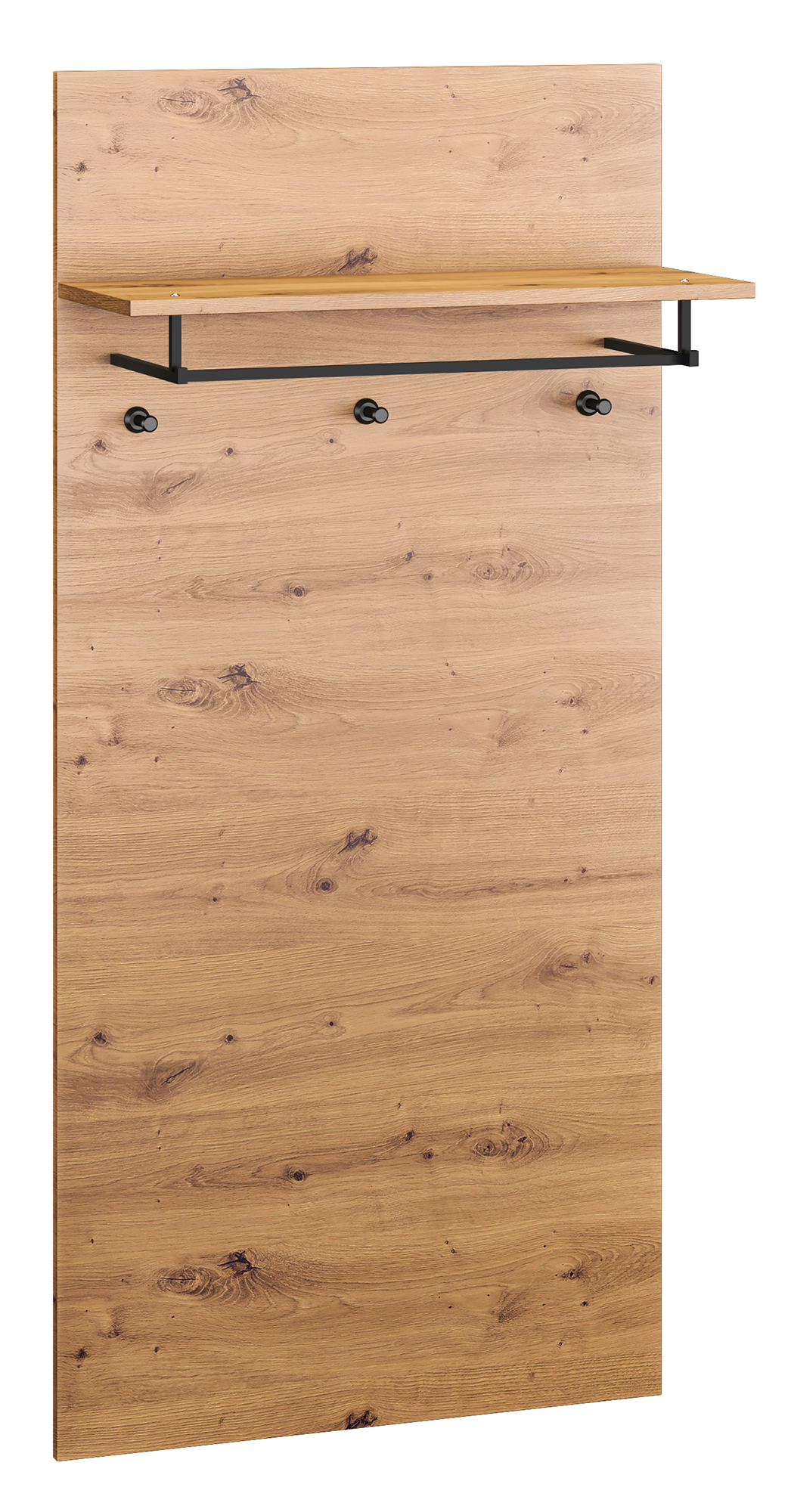 Wieszak ścienny Ballarti dąb artisan - zdjęcie 1