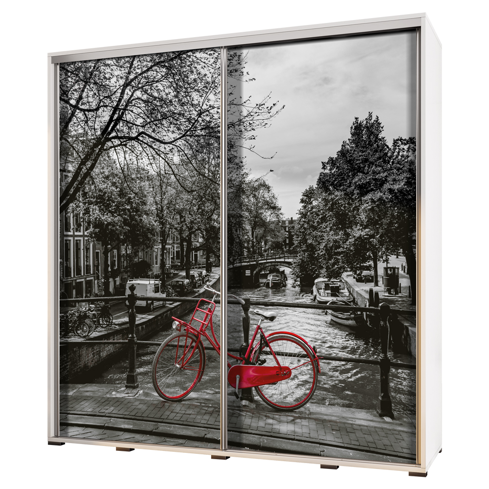 Szafa Wenecja 205 cm Czerwony rower - zdjęcie 1