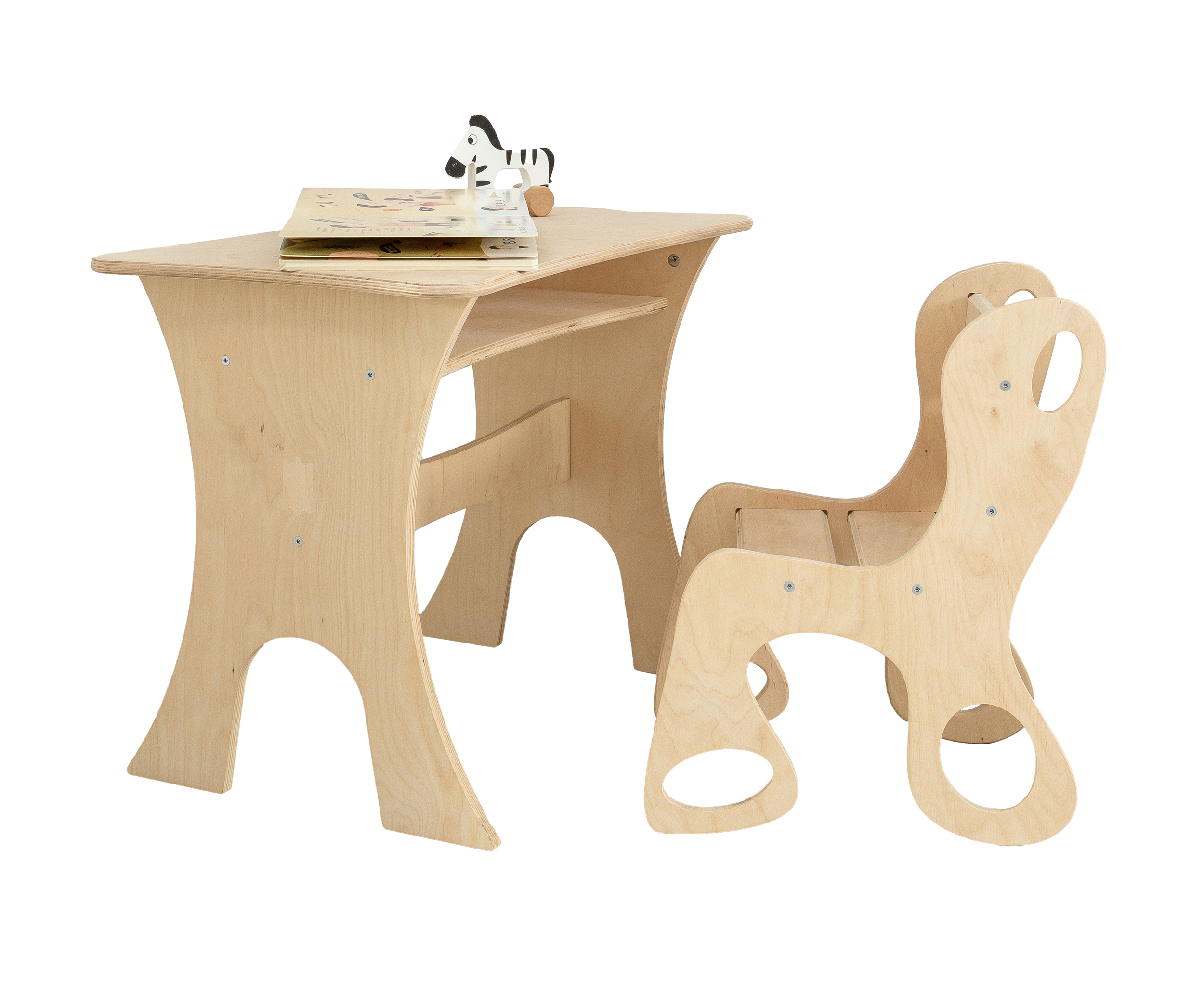 Stolik dziecięcy Ferioles z krzesełkiem - Certyfikat EN 71 - zdjęcie 1