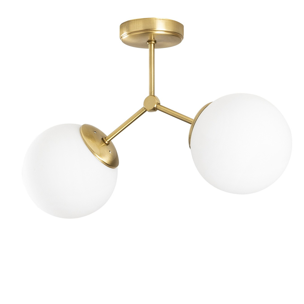 Lampa sufitowa Beid x2 złota - zdjęcie 1