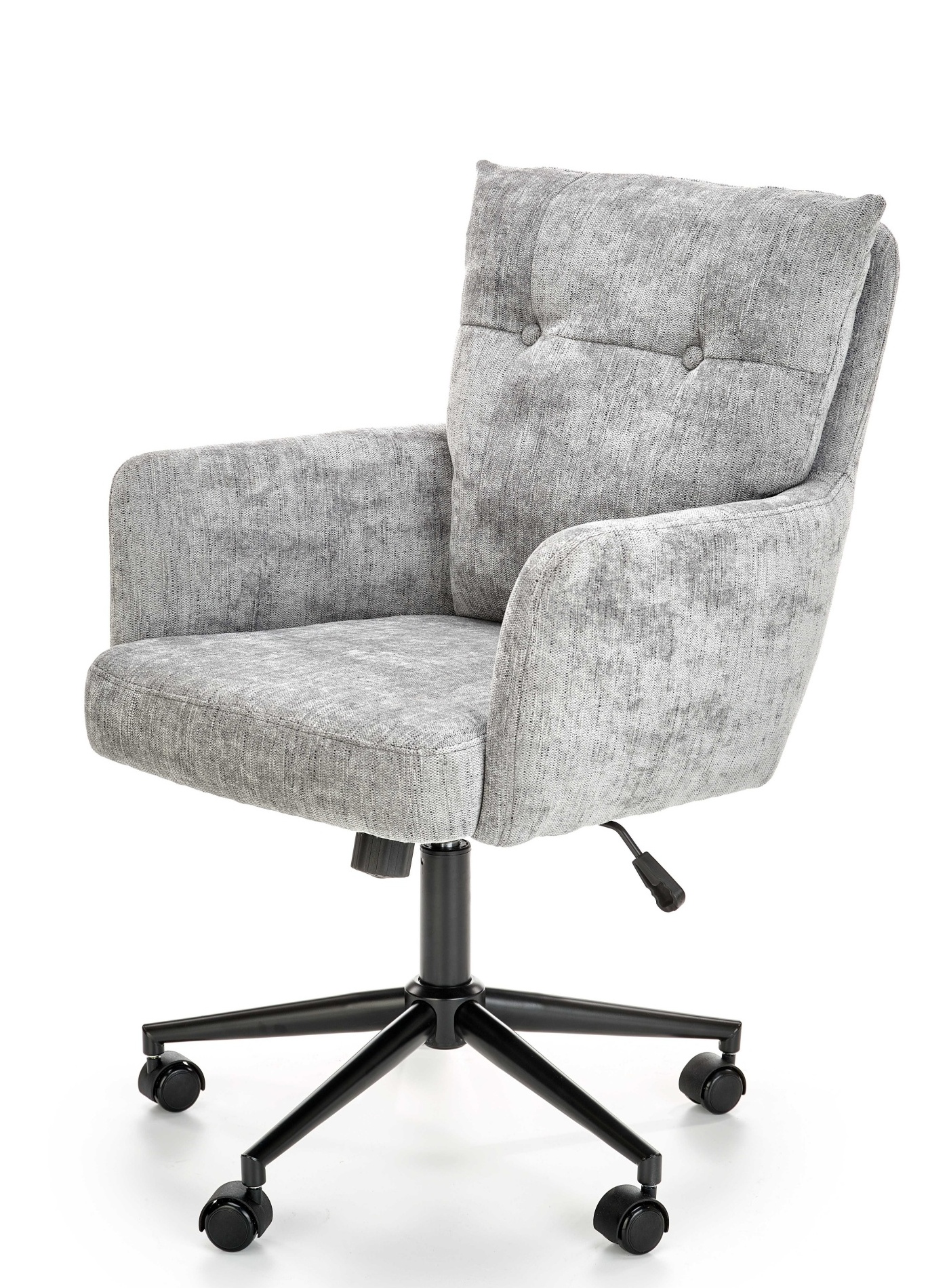 Fotel biurowy Hosilk popielaty - zdjęcie 1