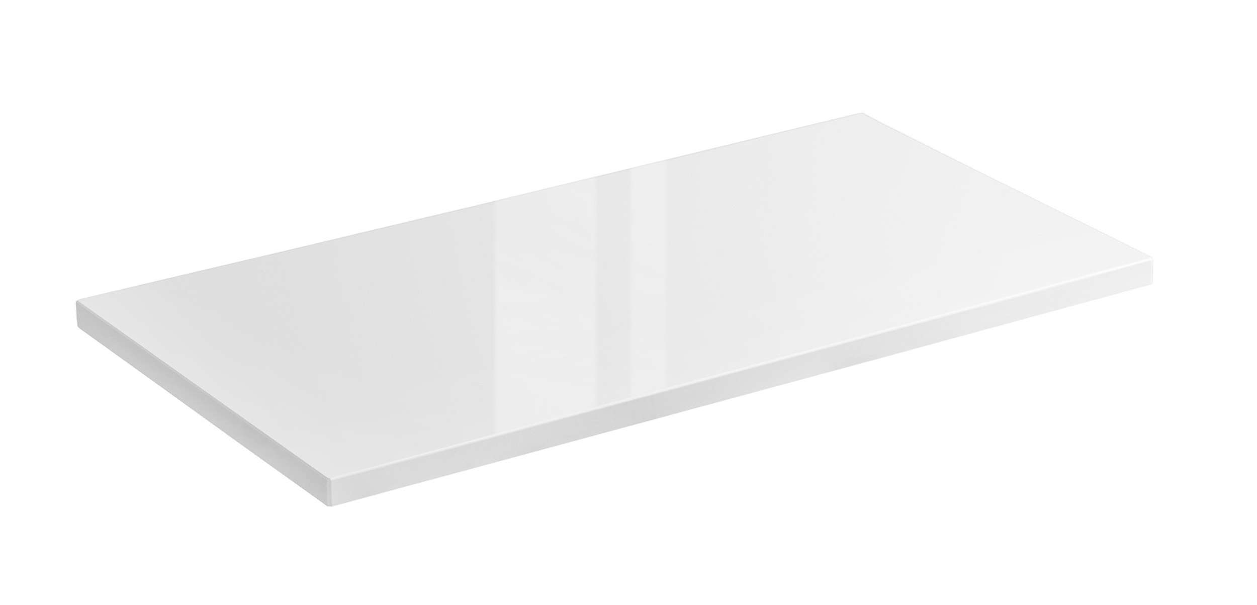 Blat łazienkowy Becialls 80 cm Biały - zdjęcie 1