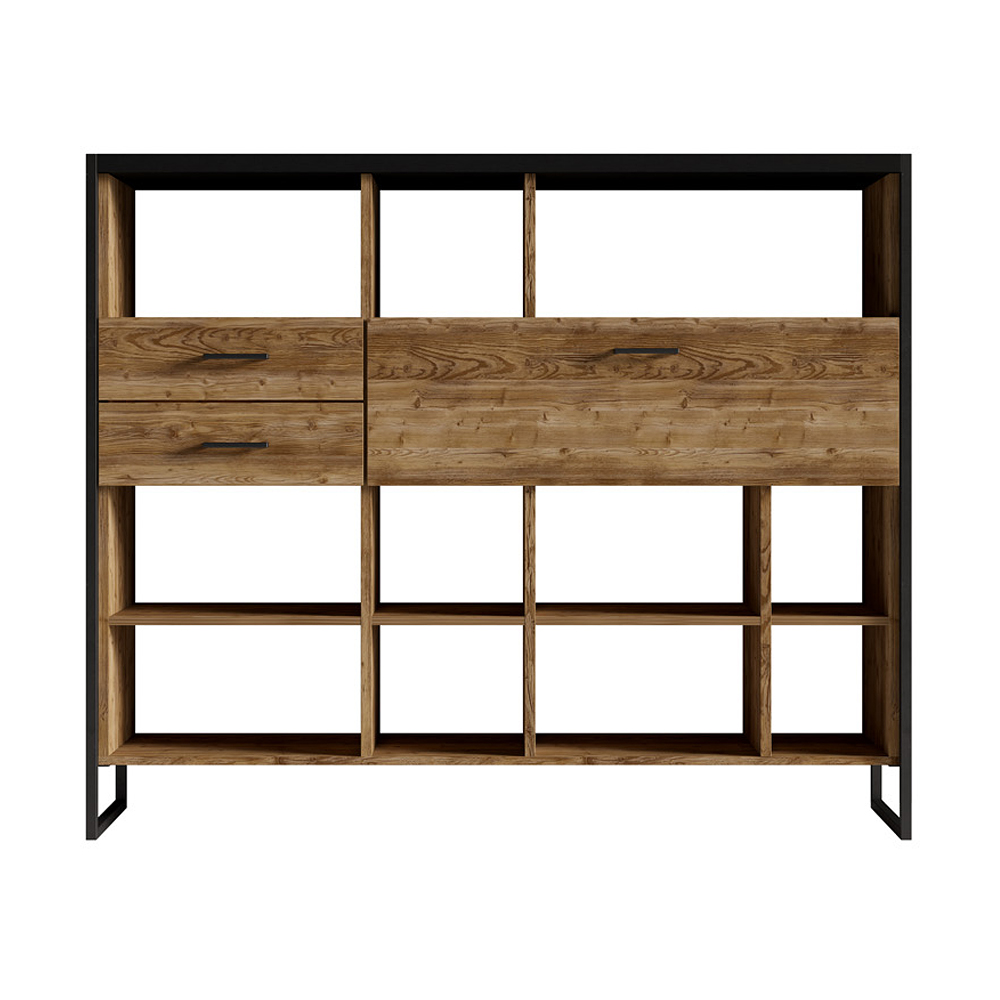 Witryna jednodrzwiowa Monres z dwiema szufladami - zdjęcie 1