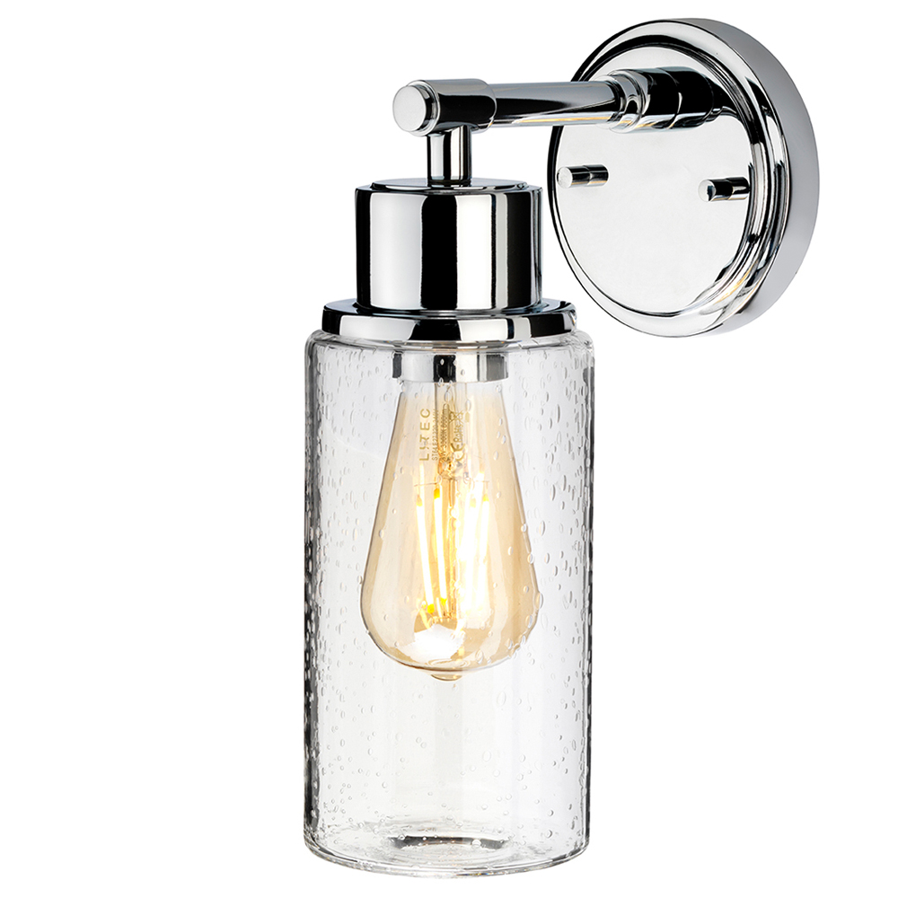 Kinkiet ścienny Morve szklany chrom - zdjęcie 1