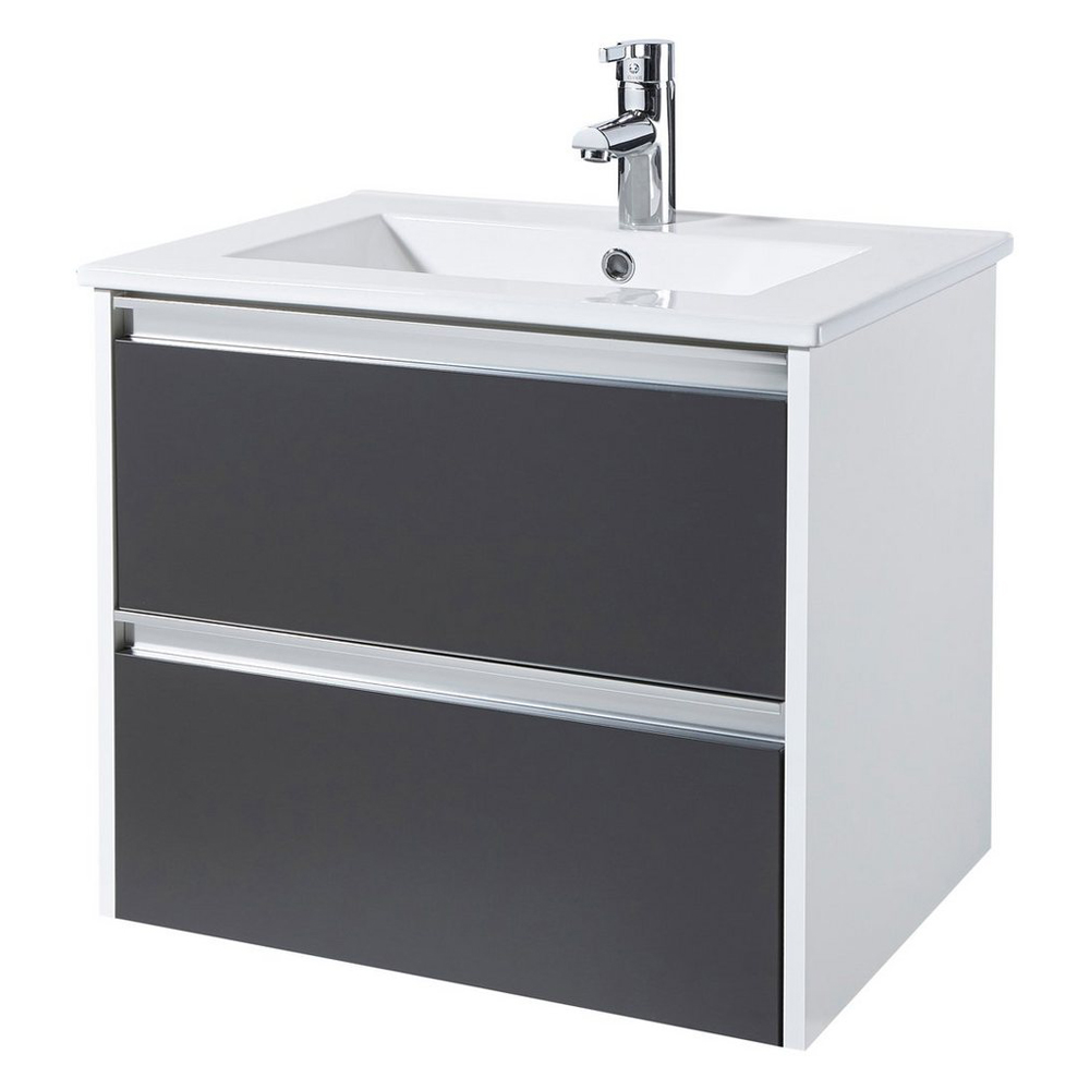 Szafka pod umywalkę Antari 60 cm grafitowa - zdjęcie 1