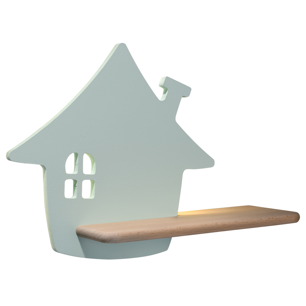 Kinkiet ścienny do pokoju dziecięcego Dreamie domek miętowy - zdjęcie 1