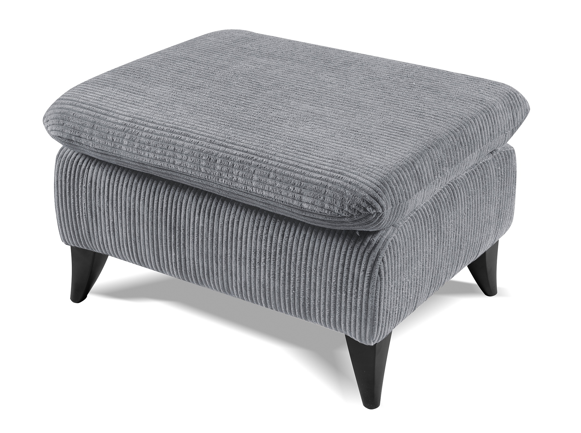 Pufa Lommedalen 50x70 cm szara sztruks - zdjęcie 1