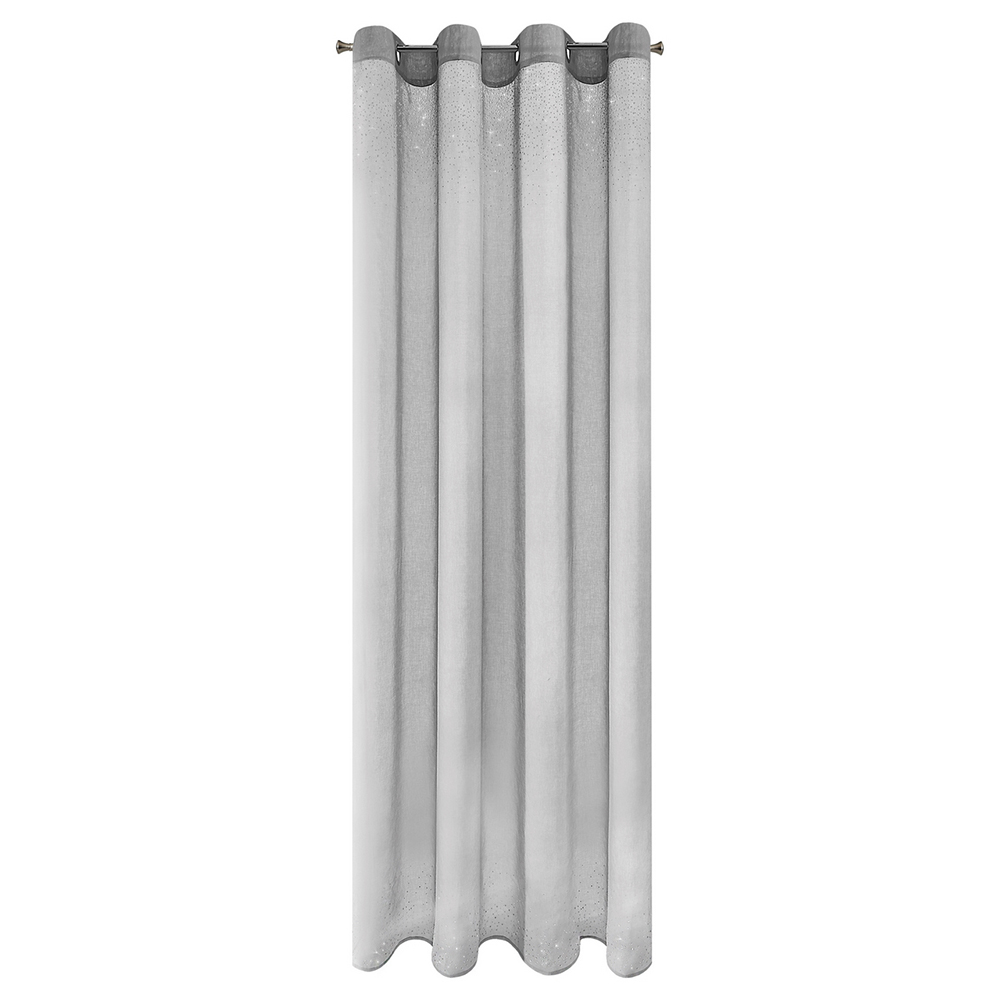 Firana na przelotkach Yanthus 140x250 cm srebrna - zdjęcie 1