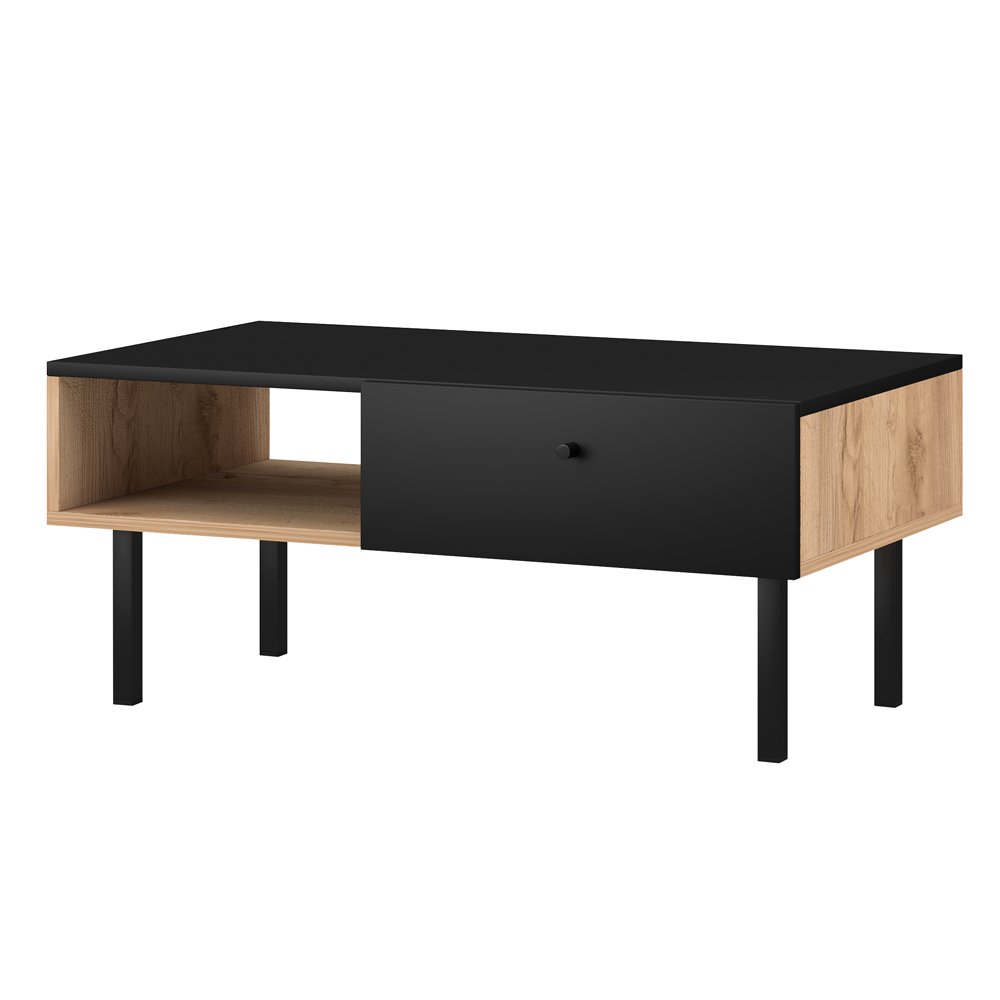 Stolik kawowy Blaire dąb artisan/czarny - zdjęcie 1