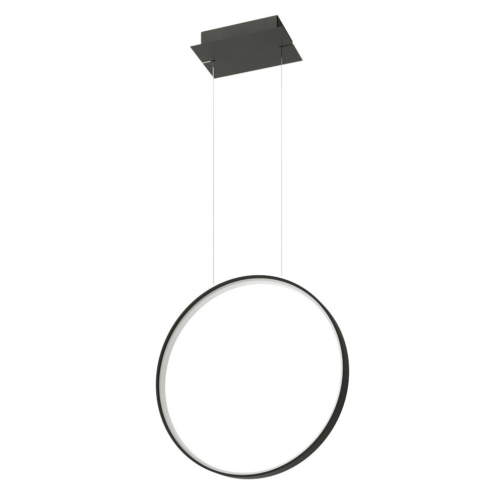 Lampa wisząca Retore średnica 55 cm 4000K czarna - zdjęcie 1