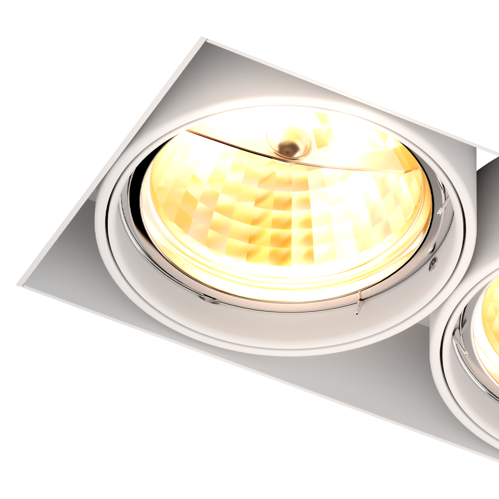 Spot Valencia prostokątny biały większy - zdjęcie 1