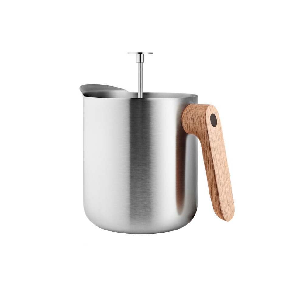 Zaparzacz do herbaty Nordic Kitchen ze stali i dębu - zdjęcie 1