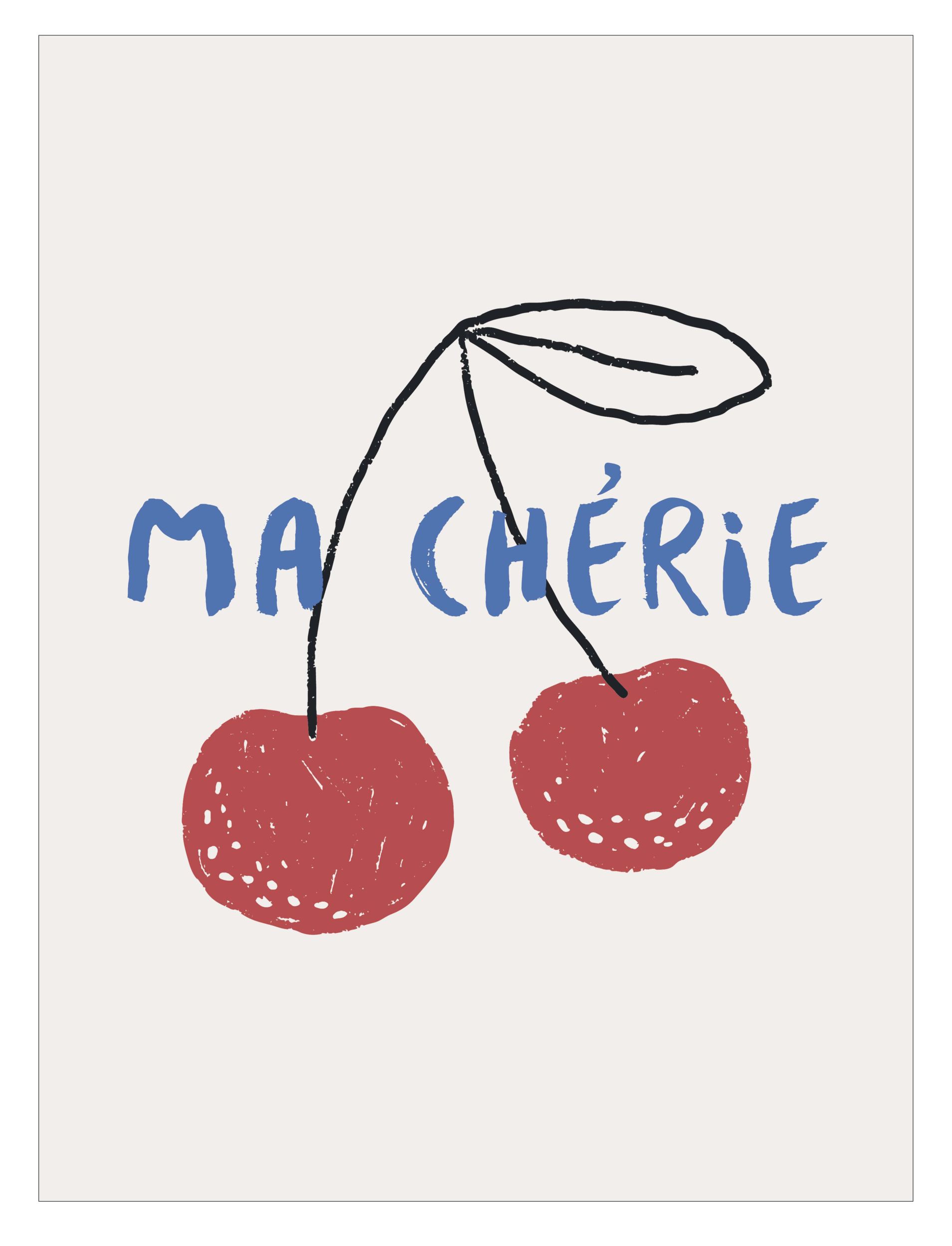 Plakat Ma Cherie 40x30 cm - zdjęcie 1