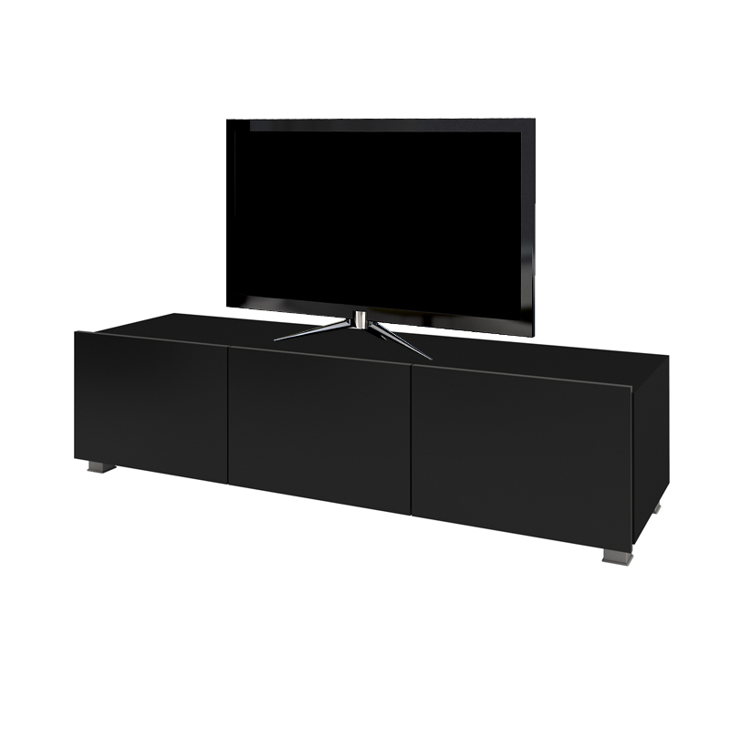 Szafka RTV Kirdon 150 cm Czarny