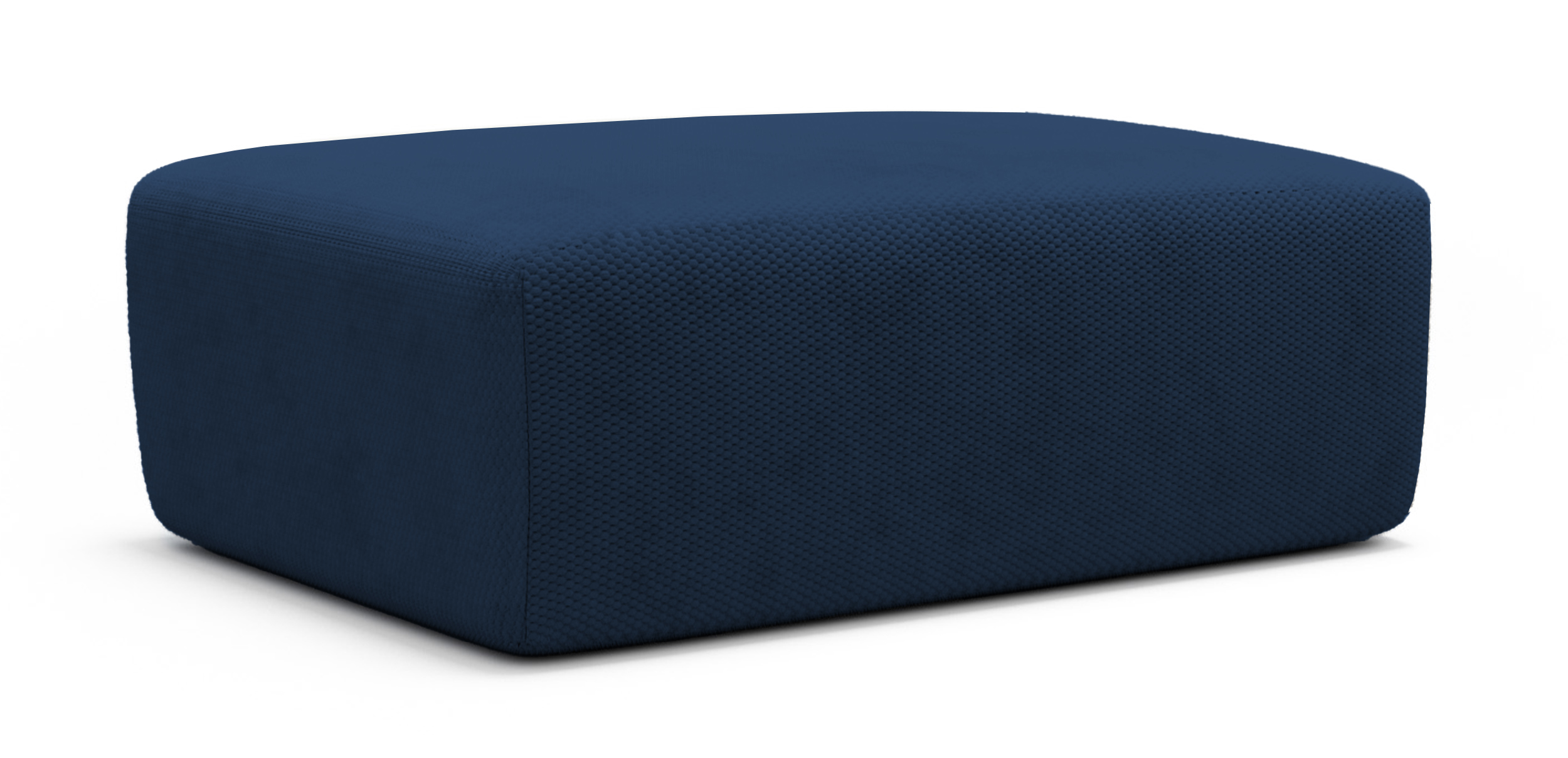 Pufa Terrafino 120x80 cm granatowa w tkaninie hydrofobowej - zdjęcie 1
