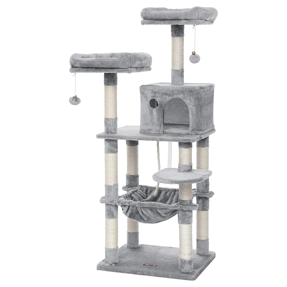 Drapak dla kota Purrhaps jasnoszary - zdjęcie 1