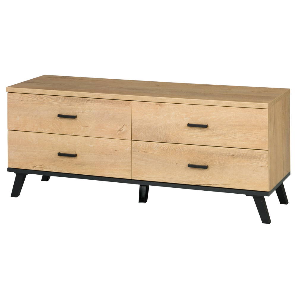 Szafka RTV Inelets 121 cm z czterema szufladami - zdjęcie 1