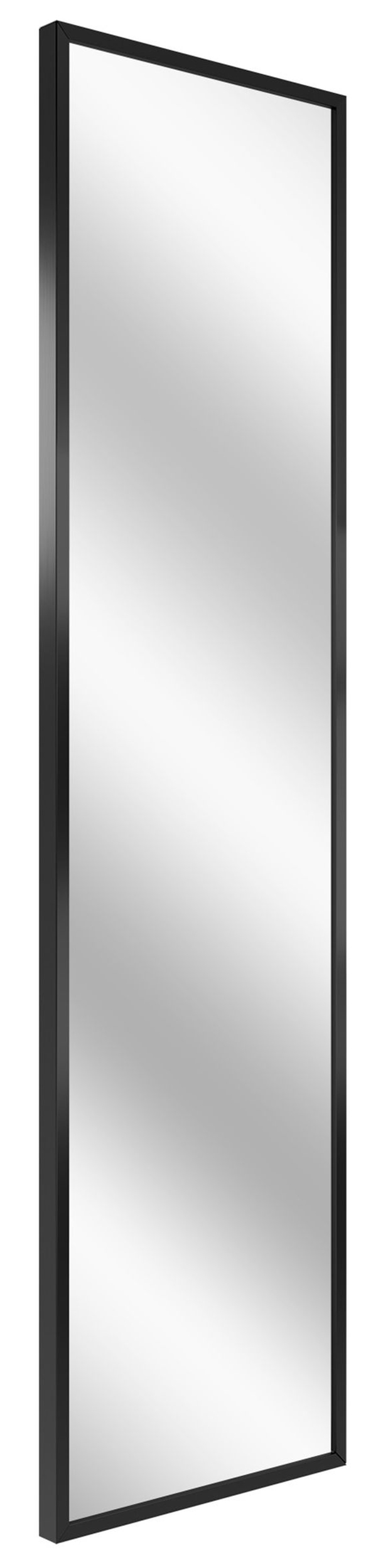 Lustro ścienne Dalone 142x37 cm czarne - zdjęcie 1