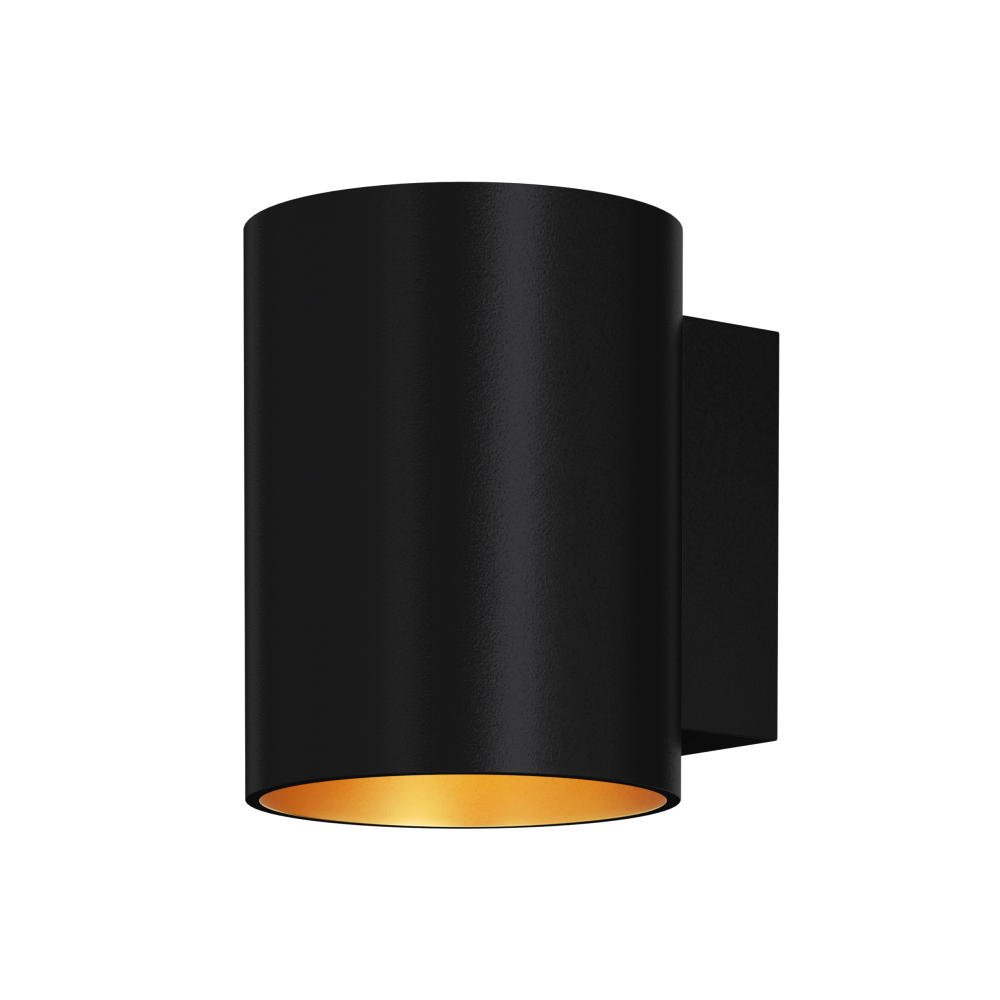 Kinkiet Barnett okrągły czarny - zdjęcie 1