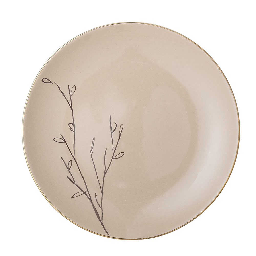 Talerz Juhana z kamionki brązowy średnica 22 cm - zdjęcie 1