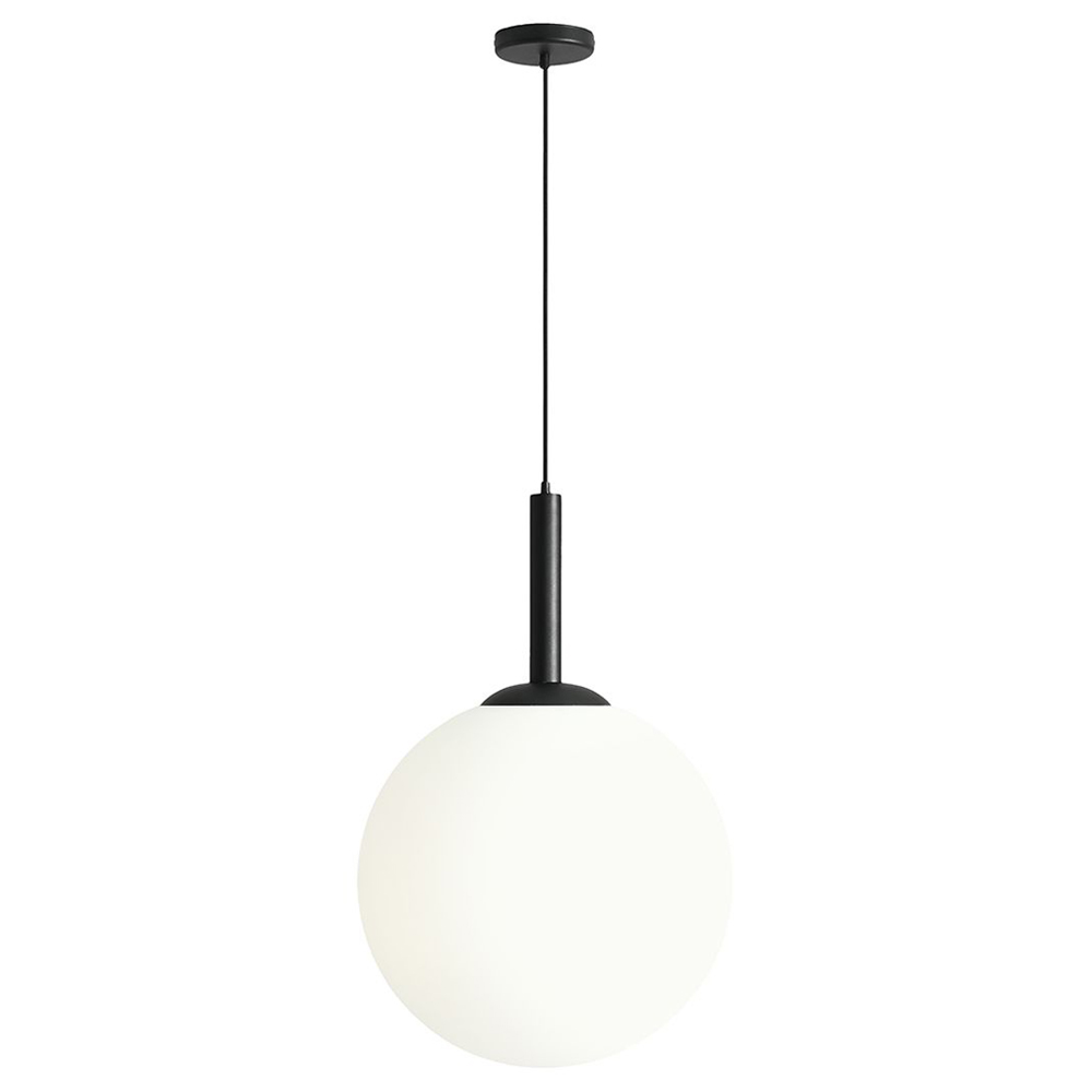 Lampa wisząca Mauric x3 średnica 50 cm czarna - zdjęcie 1