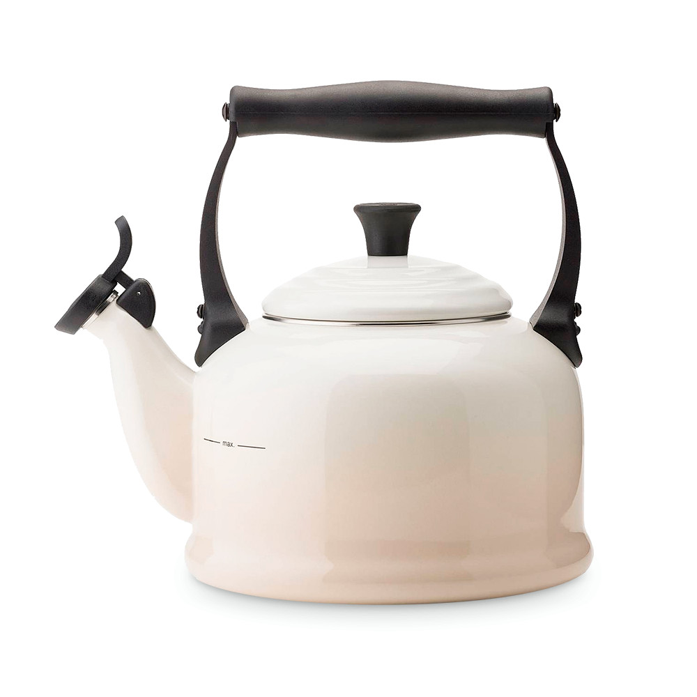 Le Creuset - Czajnik ze stali węglowej Traditional kremowy - zdjęcie 1