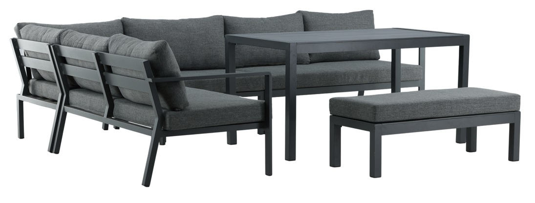 Zestaw ogrodowy Galipp czarny - zdjęcie 1