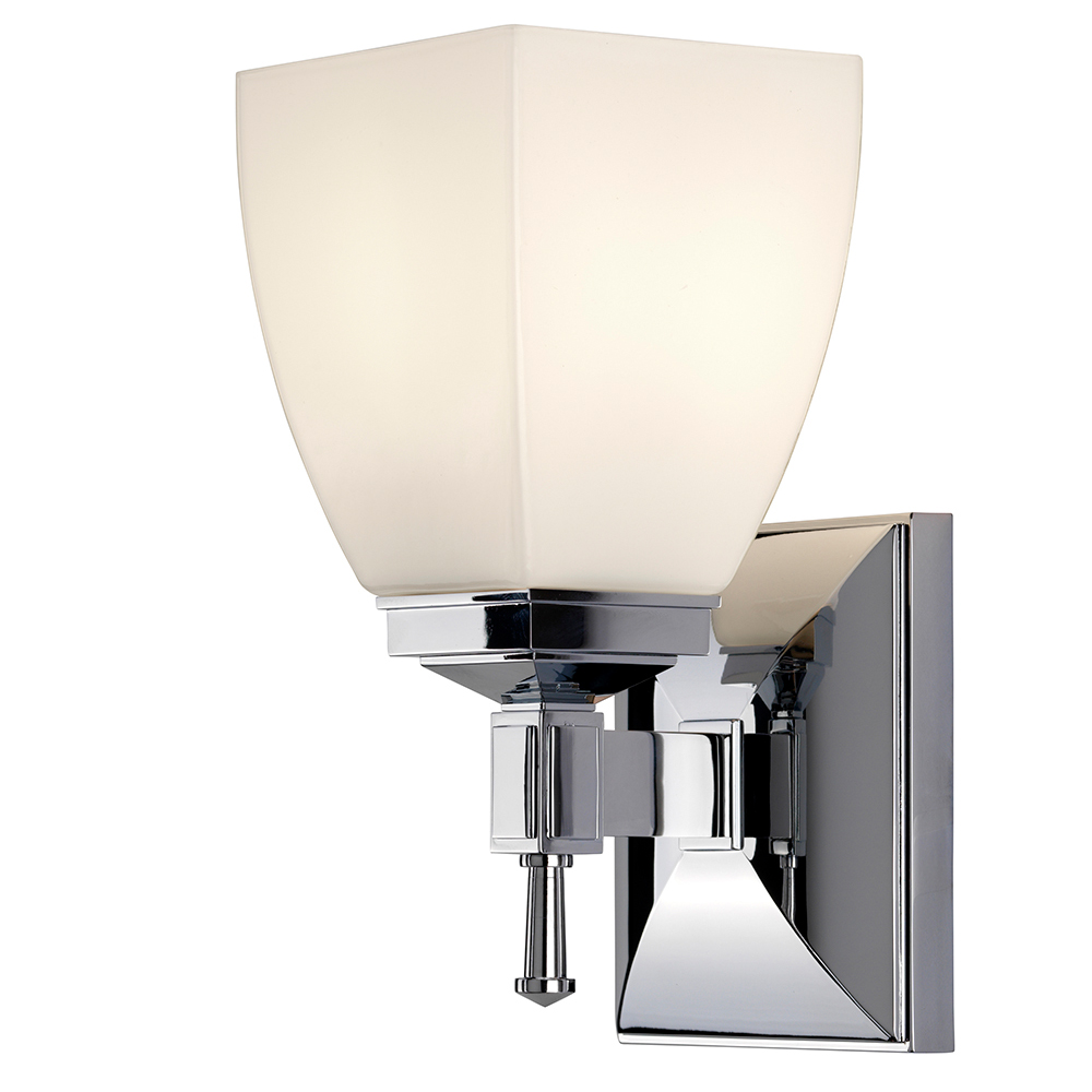 Kinkiet ścienny Sheire klasyczny chrom - zdjęcie 1