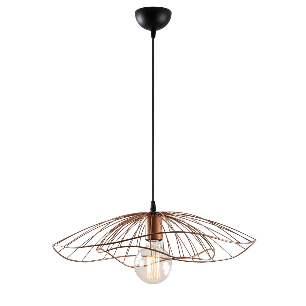 Żyrandol Solanum miedziany - zdjęcie 1