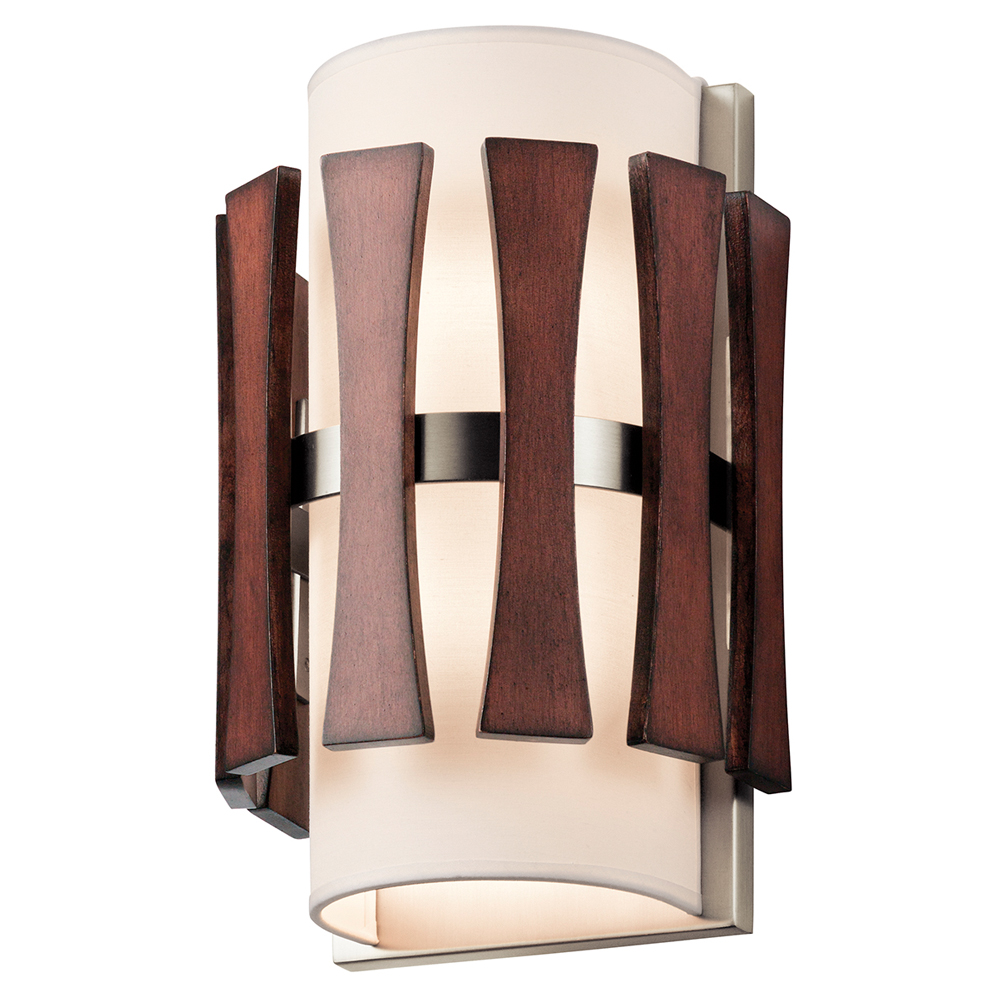 Kinkiet ścienny Curre z kryształu kasztanowy - zdjęcie 1