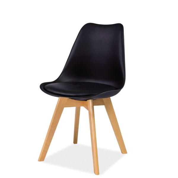 Krzesło Camelle czarne - buk