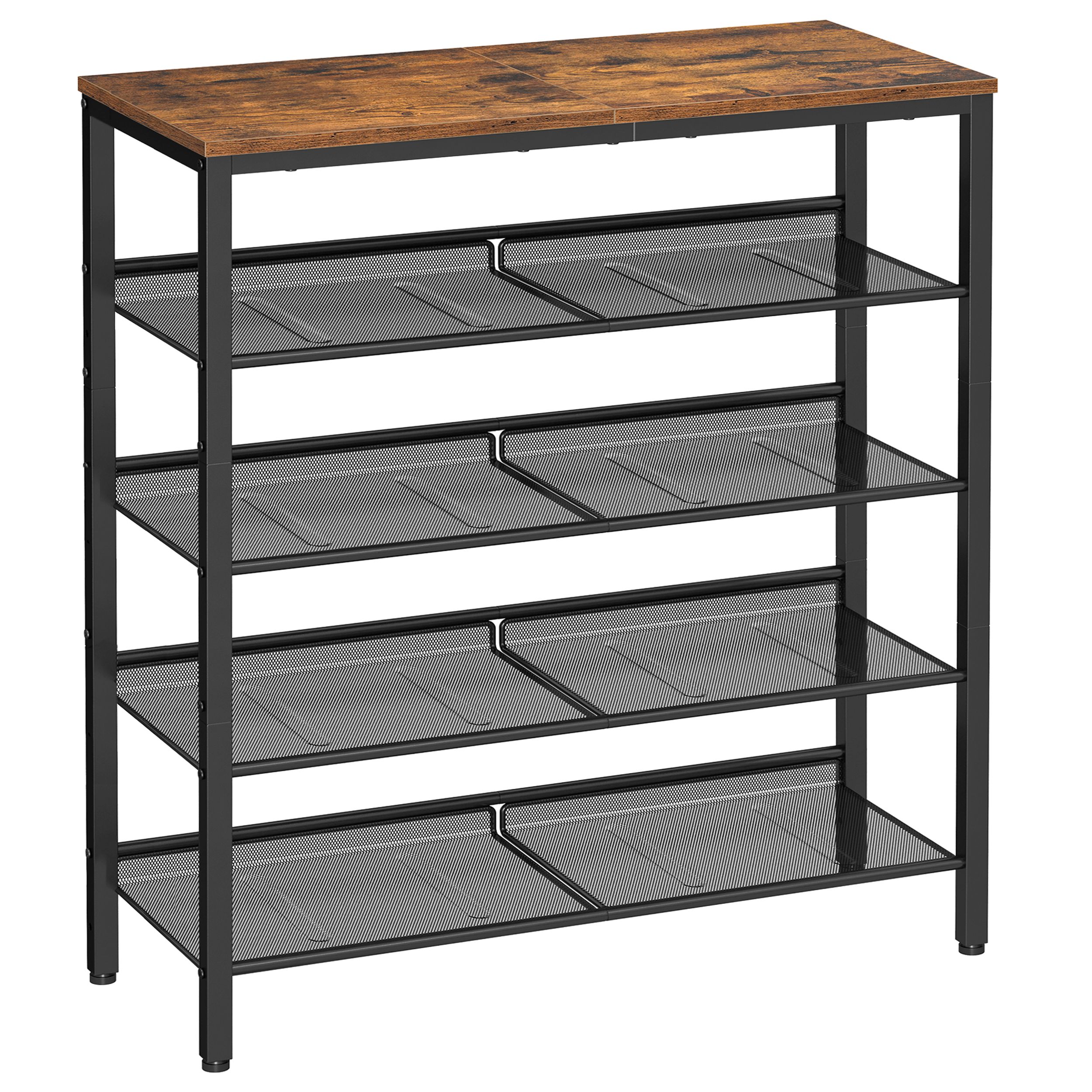 Stojak na buty Ramizu z czterema półkami - zdjęcie 1