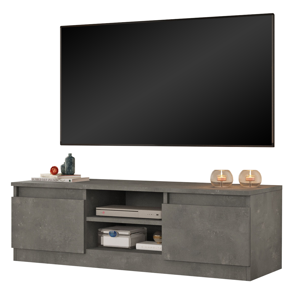 Szafka RTV Sevra 40x120 cm ciemnoszara