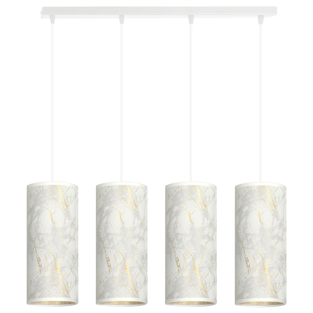 Lampa wisząca Karrla x4 65 cm marmur - zdjęcie 1