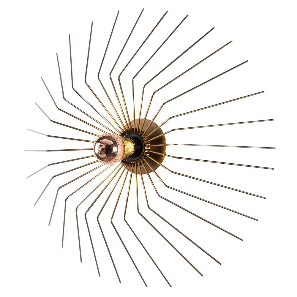 Kinkiet ścienny Isante w kształcie pająka miedziany - zdjęcie 1