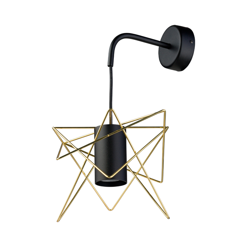 Kinkiet ścienny Gstar czarno - złoty 8285 - zdjęcie 1