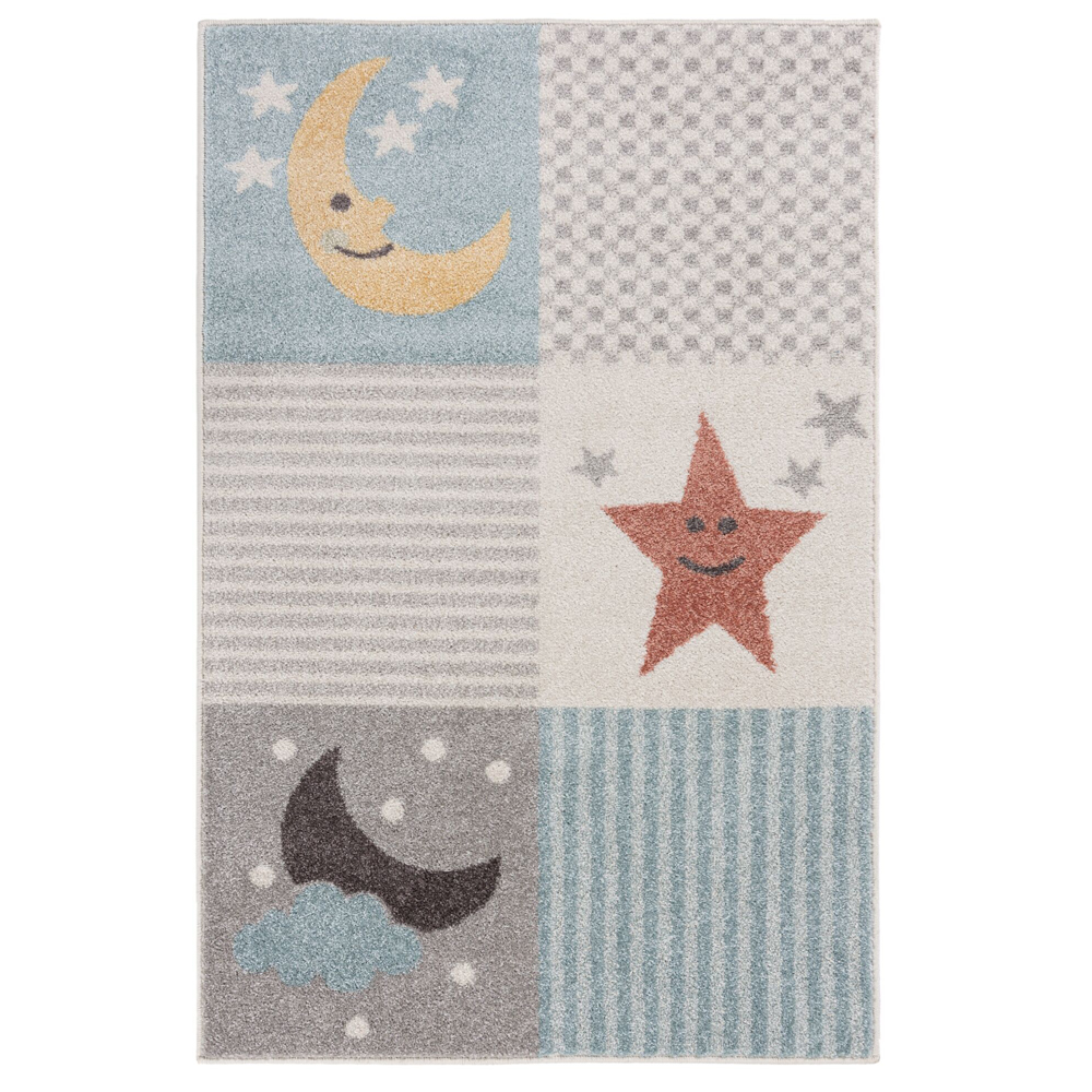 Dywan dziecięcy Fossie z motywem nocy 80x120 cm - zdjęcie 1