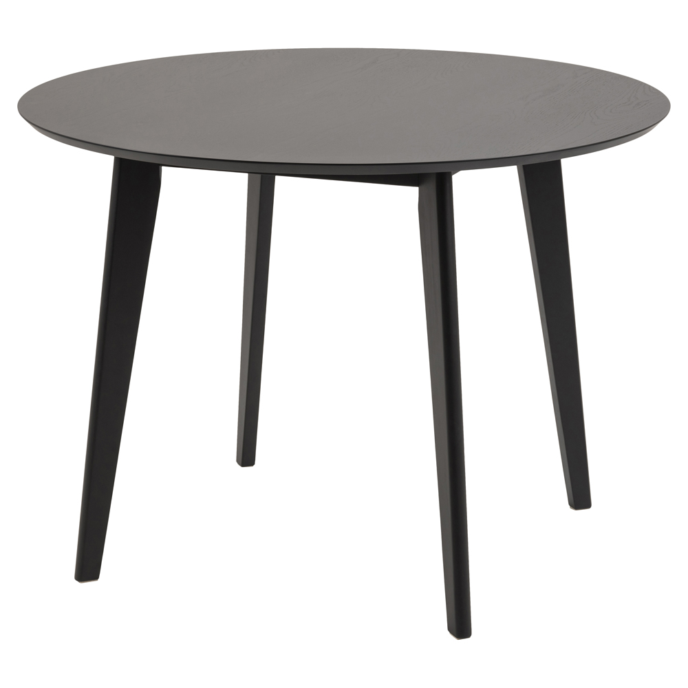 Stół okrągły Gemirro o średnicy 105 cm czarny - zdjęcie 1