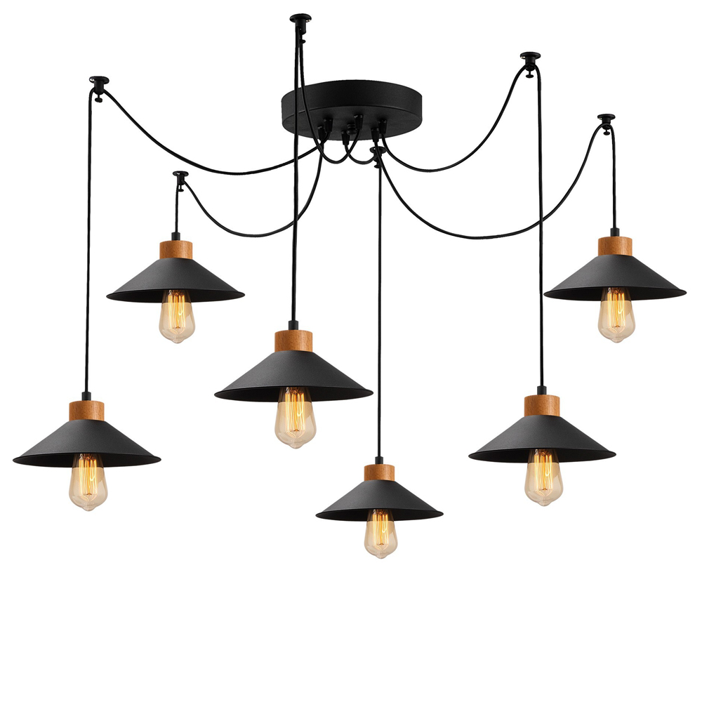 Lampa wisząca Jaspara kaskada x6 - zdjęcie 1