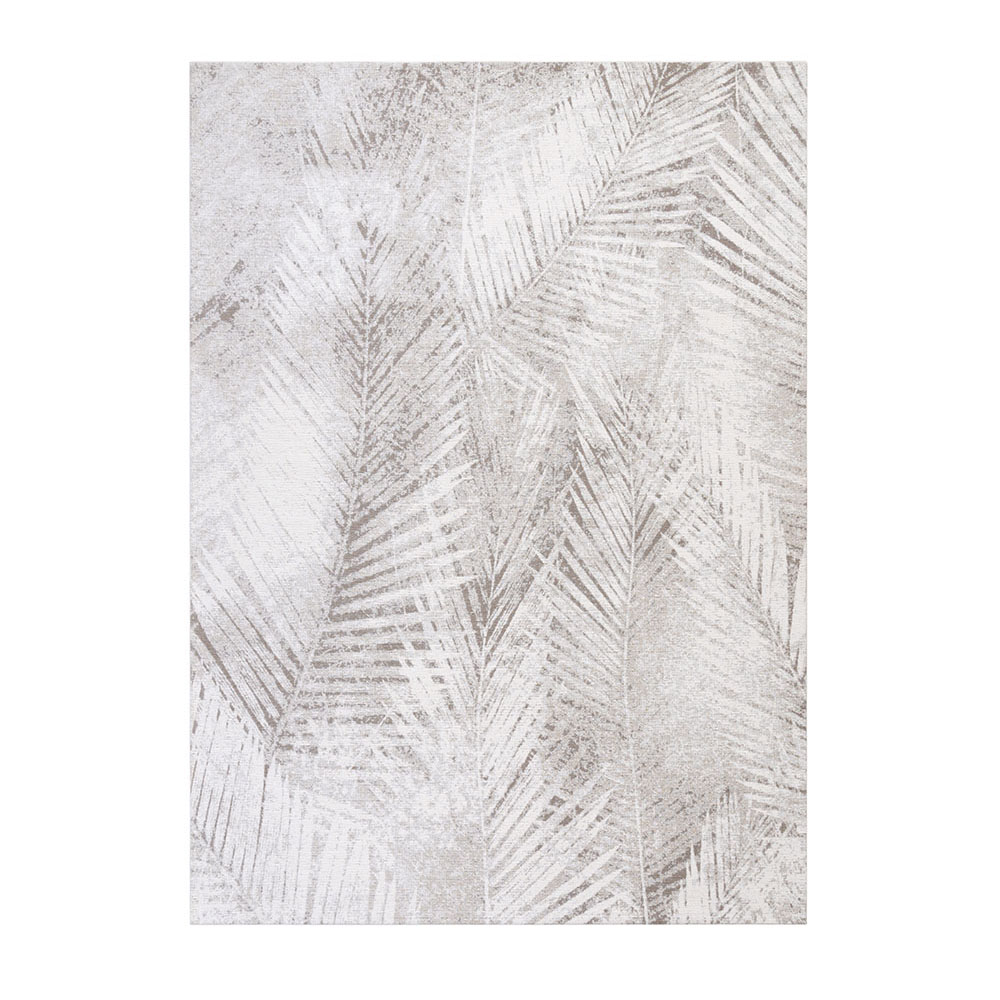 Dywan łatwoczyszczący Fulu kość słoniowa liście  - zdjęcie 1