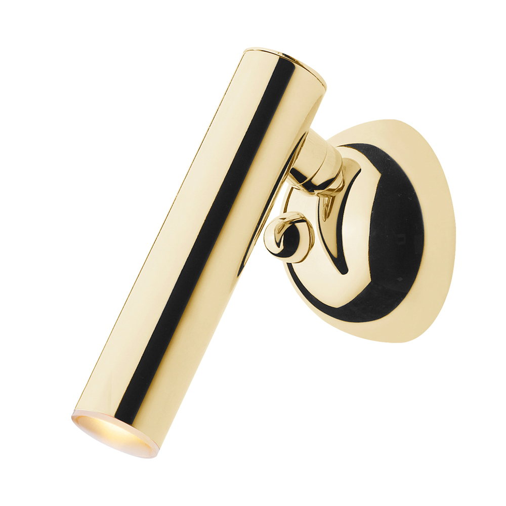 Kinkiet ścienny Erazm złoty 13 cm - zdjęcie 1