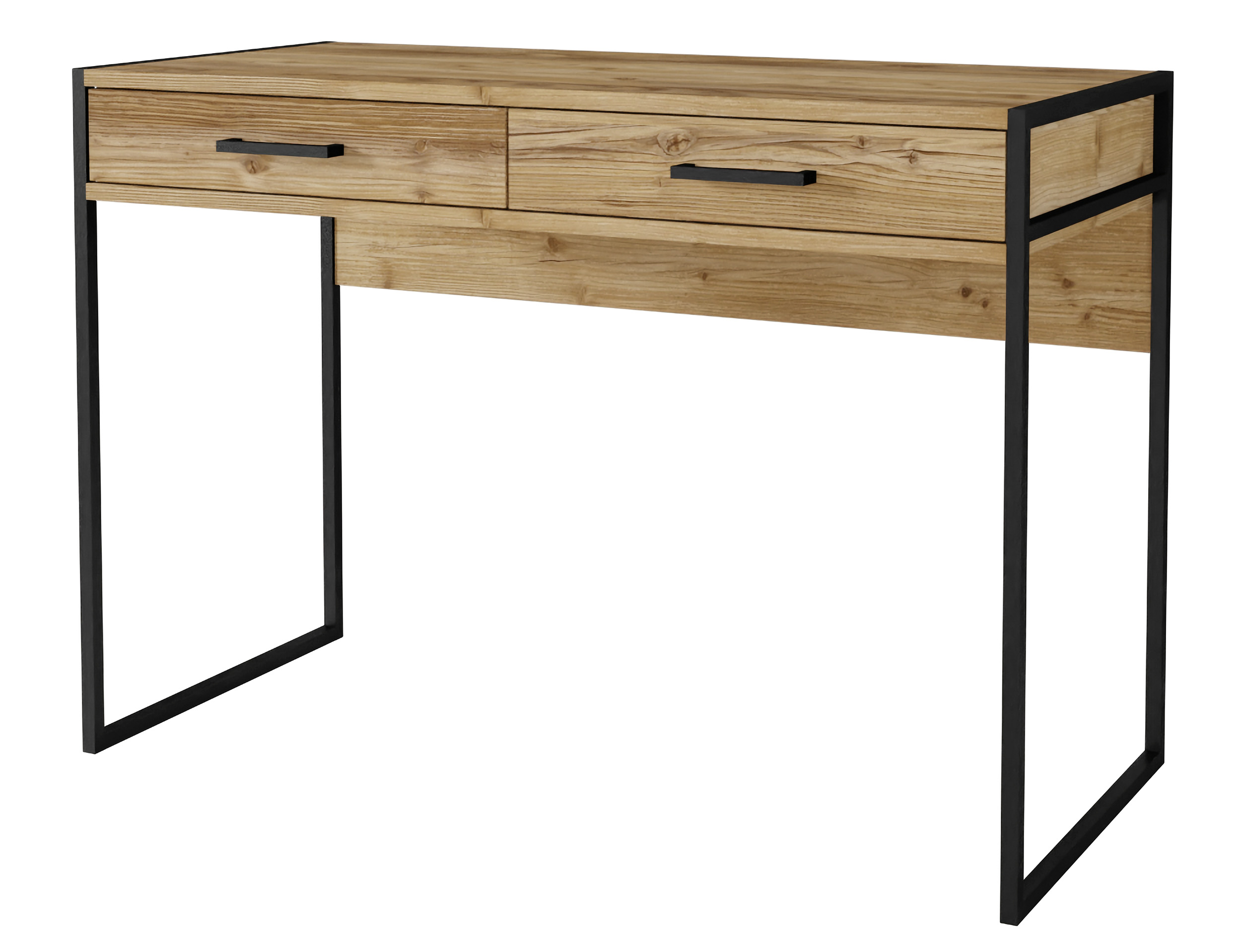 Biurko Beliama 120x55 cm z dwiema szufladami Appenzeller - zdjęcie 1