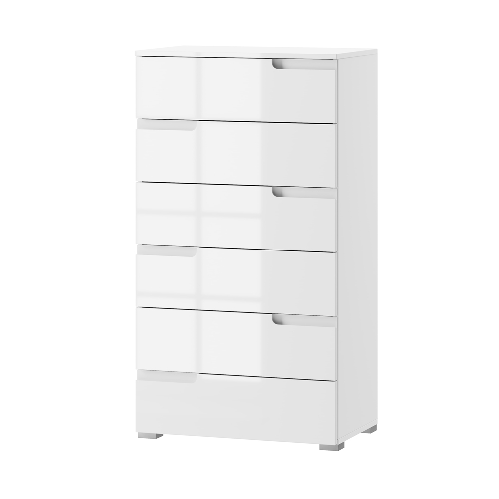 Komoda Magoner z sześcioma szufladami biała - zdjęcie 1