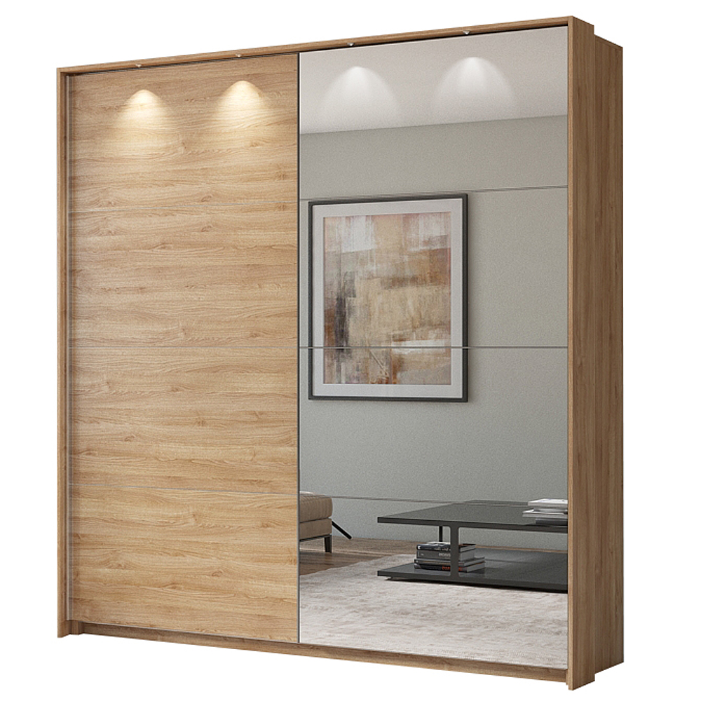 Szafa Diphda z lustrem 228 cm  - zdjęcie 1