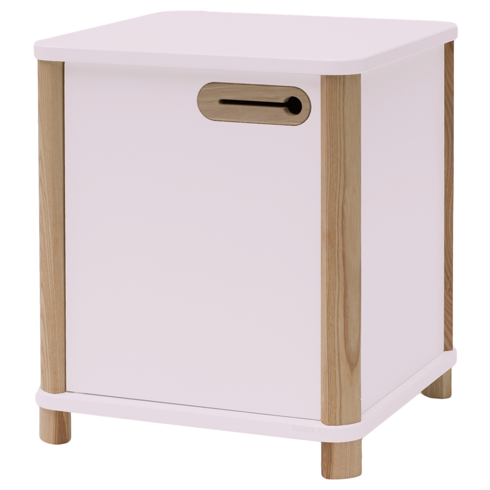 Kontenerek do biurka Ashme w stylu skandynawskim Różowy - zdjęcie 3