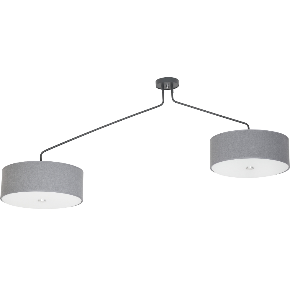 Lampa wisząca Hawk x2 szara 6541 - zdjęcie 1