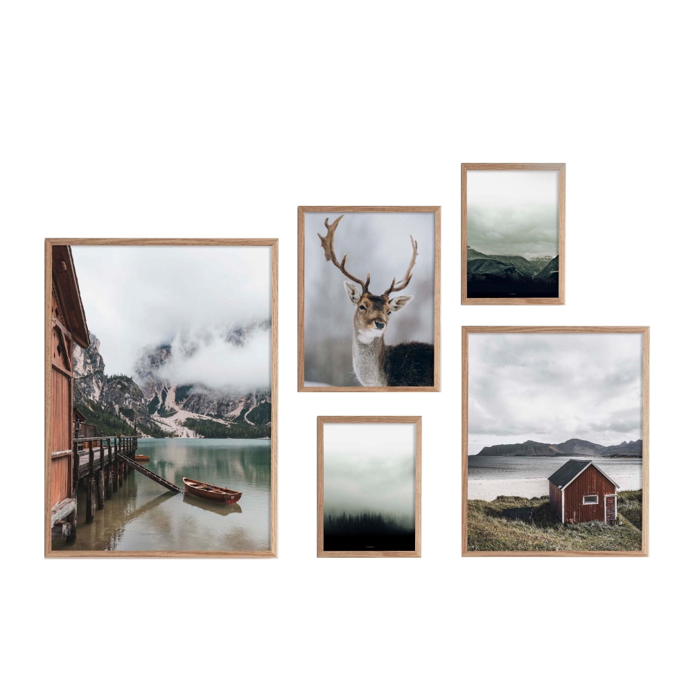 Galeria pięciu obrazów Kochab z wyborem ramy - zdjęcie 1