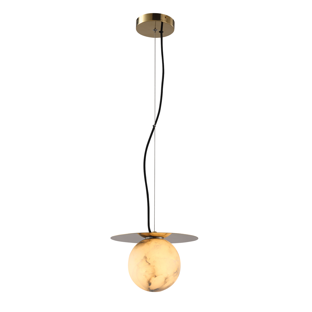 Lampa wisząca Zuzino nowoczesna złota - zdjęcie 1